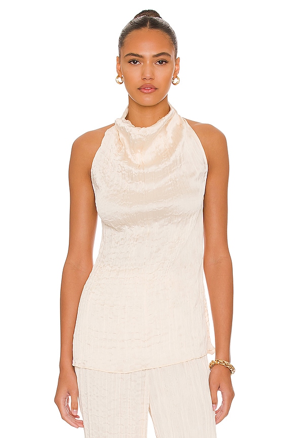 view 1 of 4 Darcie Halter Top in Porcelain