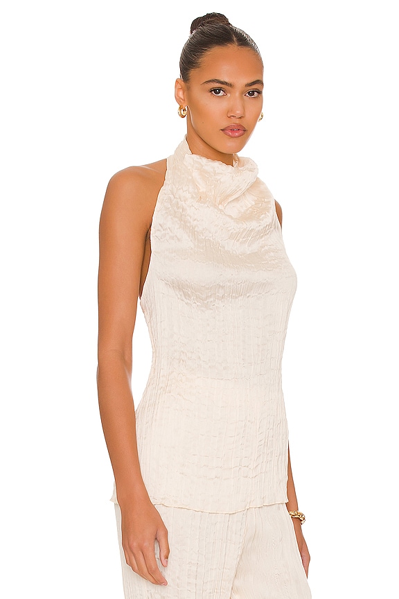 view 2 of 4 Darcie Halter Top in Porcelain