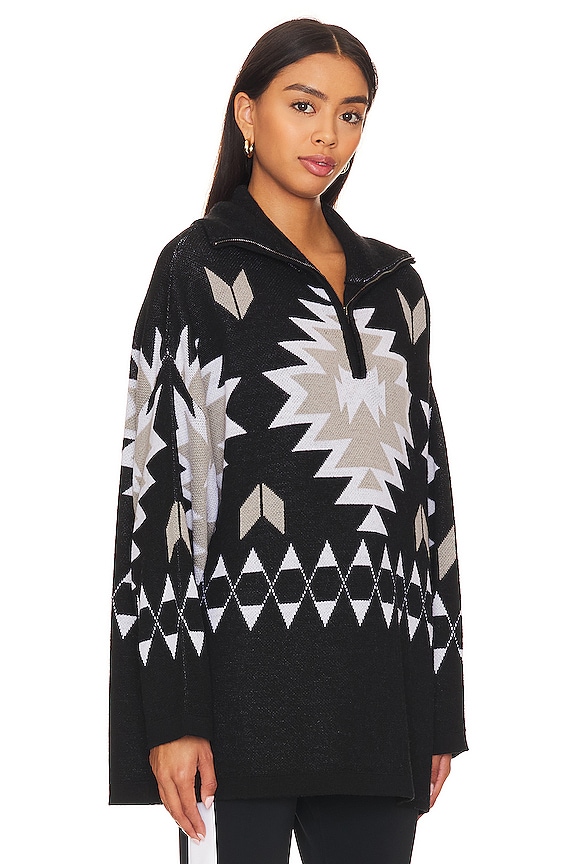 view 2 of 4 Hldi Zip Up Sweater in Black