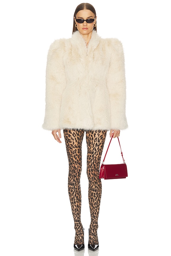 view 2 of 2 Leo Tights in Fairly Light & Black