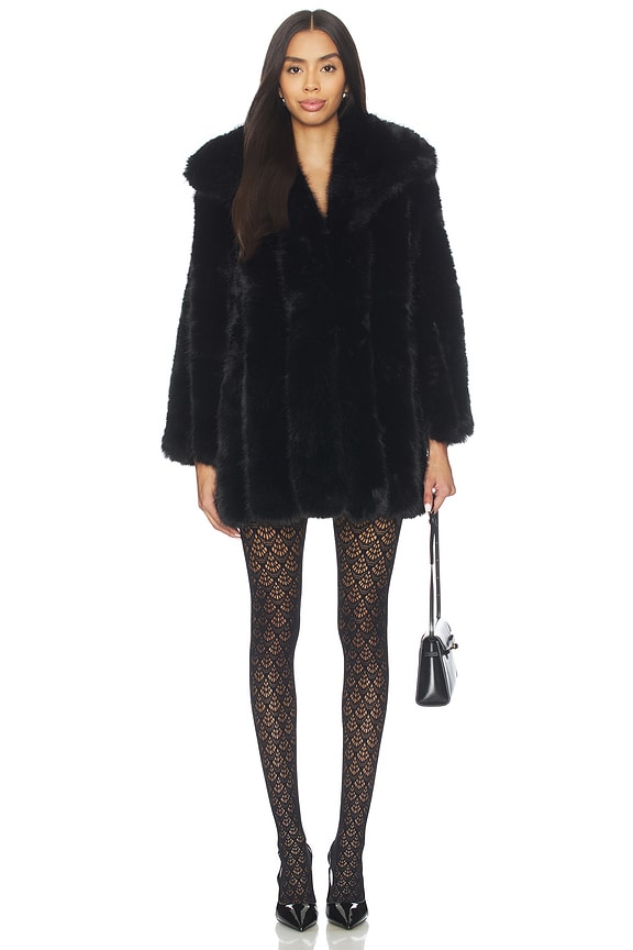 view 2 of 2 Mermaid Net Tights in Black