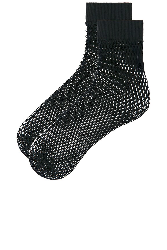 view 2 of 2 Net Socks in Black