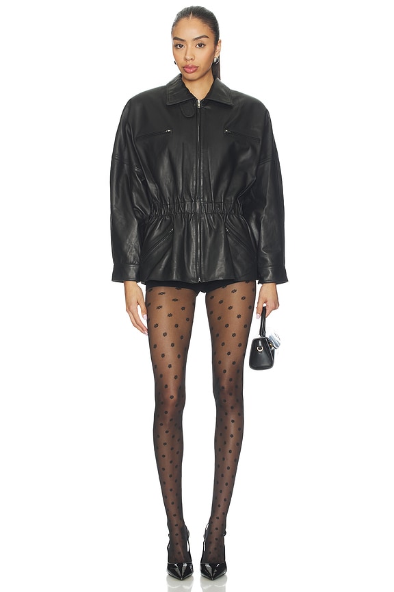 view 2 of 2 Daisy Tights in Black