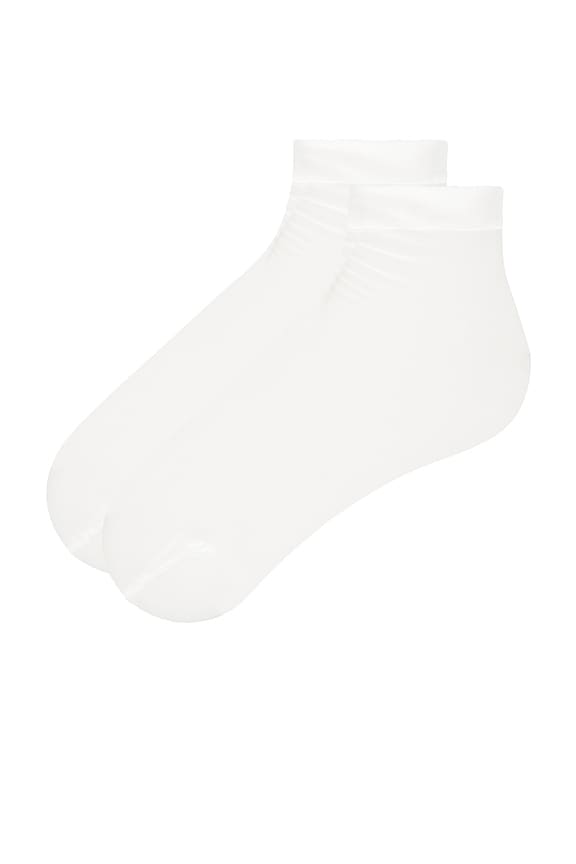 view 2 of 2 Individual 10 Socks in White