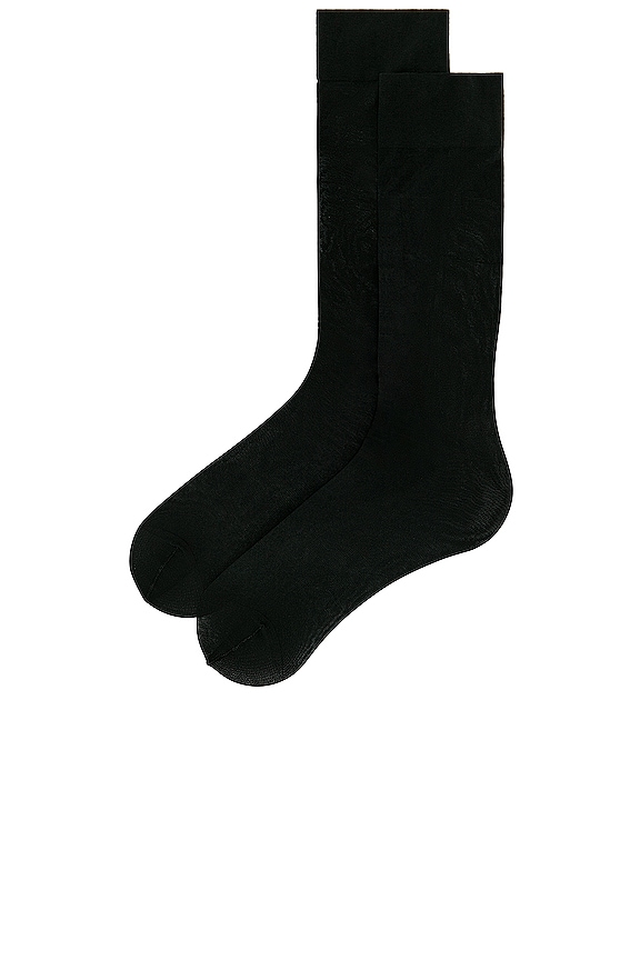 view 2 of 4 Satin Touch 20 Knee-highs in Black