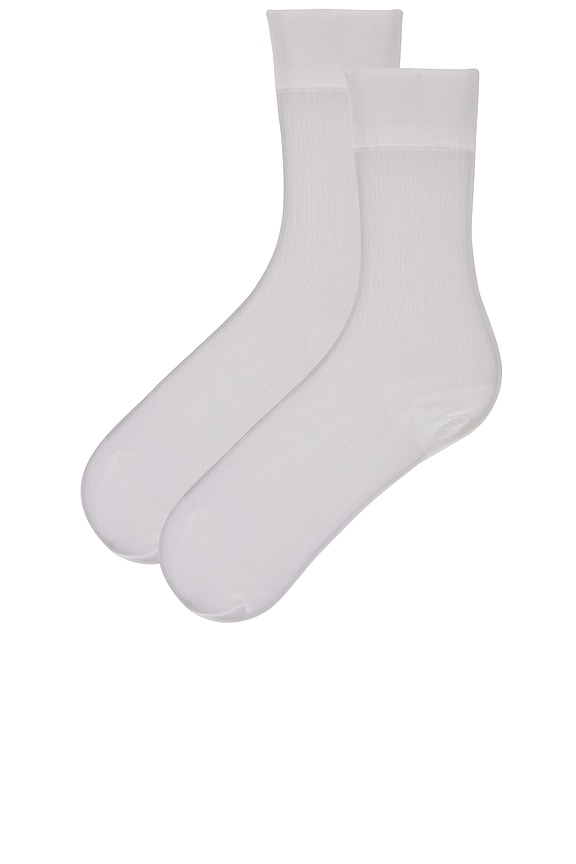 view 2 of 2 НОСКИ MONOFIL in White