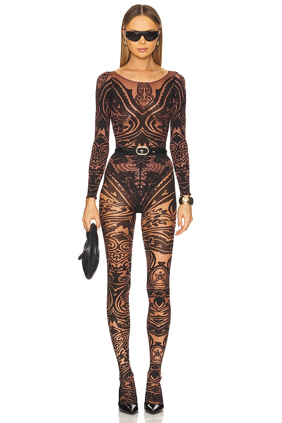 view 2 of 2 MEDIAS in Chocolate & Black