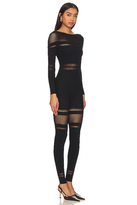 view 2 of 4 Net Lines Jumpsuit in Black
