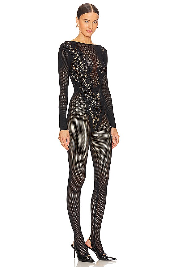 view 2 of 4 COMBINAISON FLOWER in Black