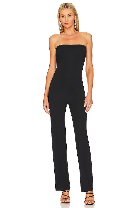 Wolford Aurora Pure Cut Out Jumpsuit in Black | REVOLVE