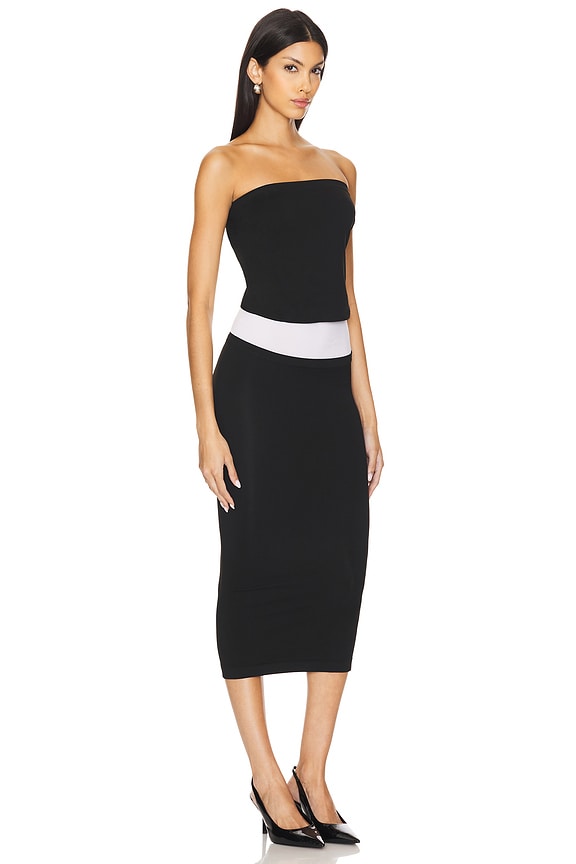 view 2 of 3 Sheer Fatal Dress in Black & White