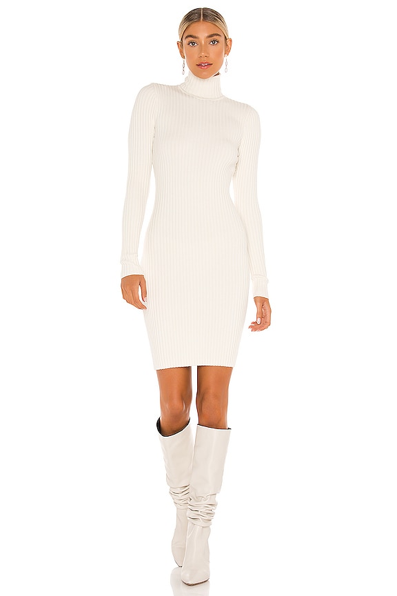 view 2 of 4 Merino Rib Dress in Cream