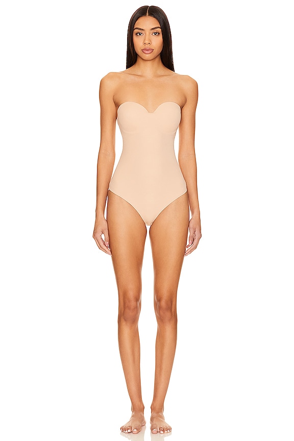 view 2 of 4 Mat De Luxe Forming Shapewear String Bodysuit in Powder