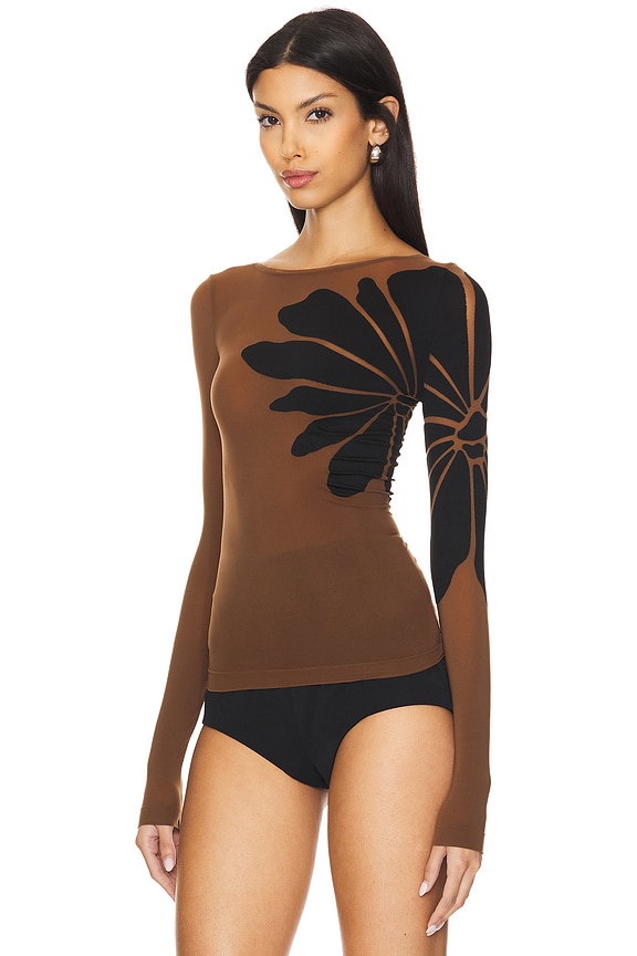 view 2 of 4 BODY TATTOO トップ in Saba & Black