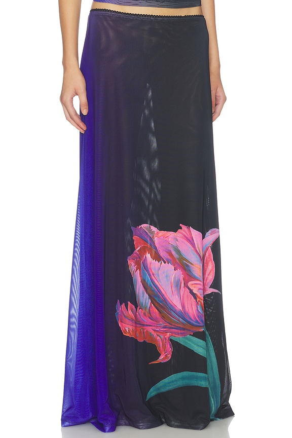 view 2 of 6 FALDA MESH MAXI  in Cobalt Floral