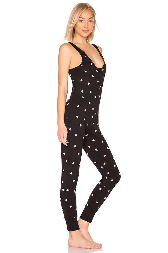 view 2 of 3 JUMPSUIT FALLING HEARTS in Clean Black