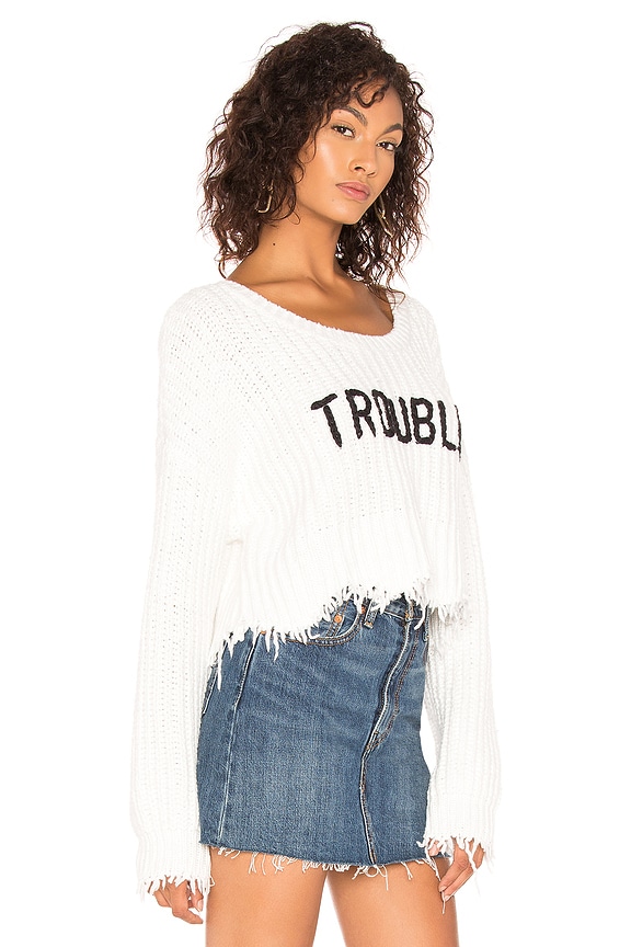 view 2 of 4 TROUBLE STORM セーター in Clean White