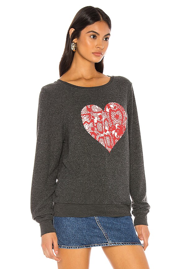 view 2 of 4 Snake Lace Baggy Beach Jumper in Clean Black