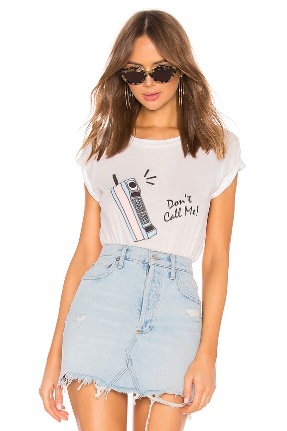 view 1 of 5 Don't Call Me Tee in Vanilla
