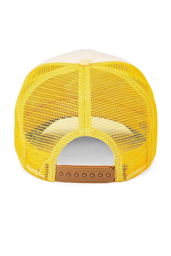 view 2 of 3 CHAPEAU in Brown, Yellow, & White