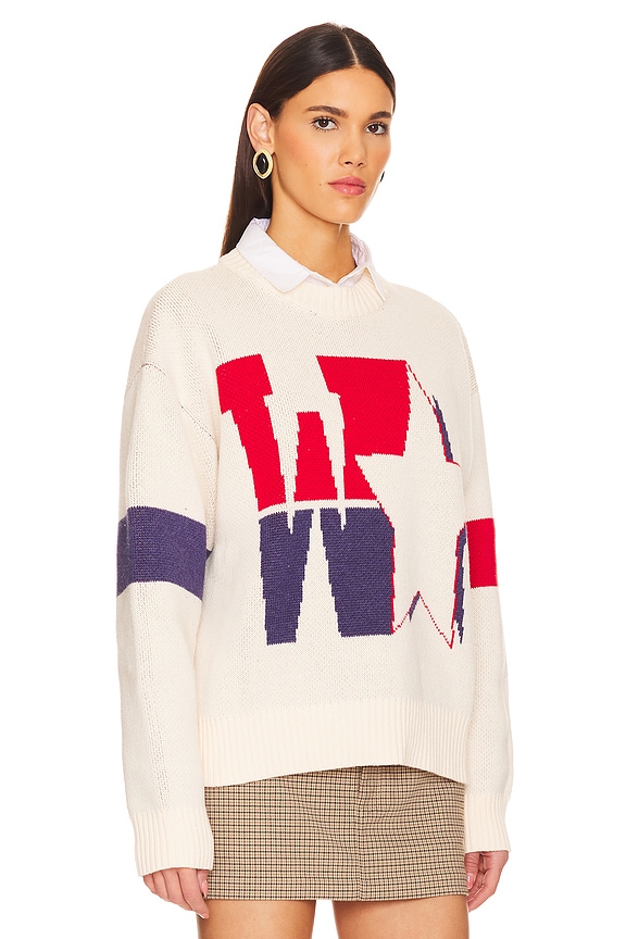 view 2 of 4 CUELLO REDONDO in Off White, Red, & Navy