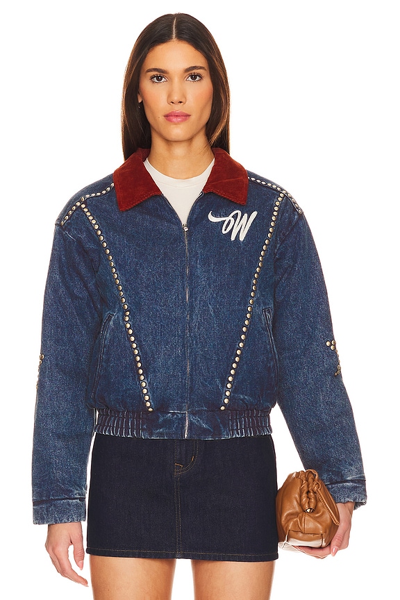 view 2 of 6 Studded Denim Jacket in Denim