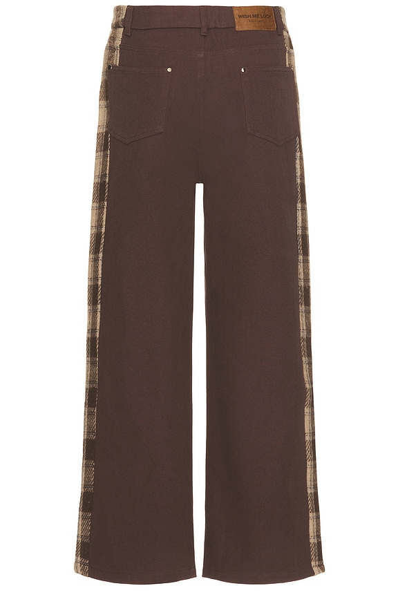 view 2 of 6 Workers Plaid Pants in Brown Plaid
