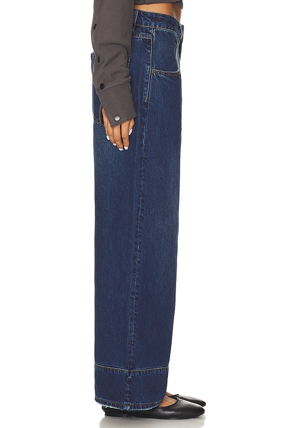 view 2 of 6 JEAN LARGE CLAUDIA in Washed Indigo