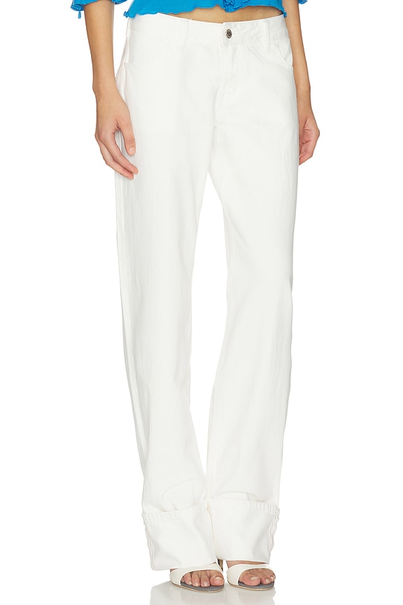view 2 of 6 Agnes Jeans in White
