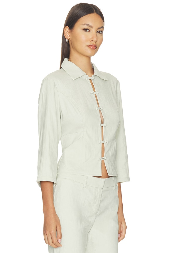 view 2 of 4 Reya Jacket in Dusty Sage
