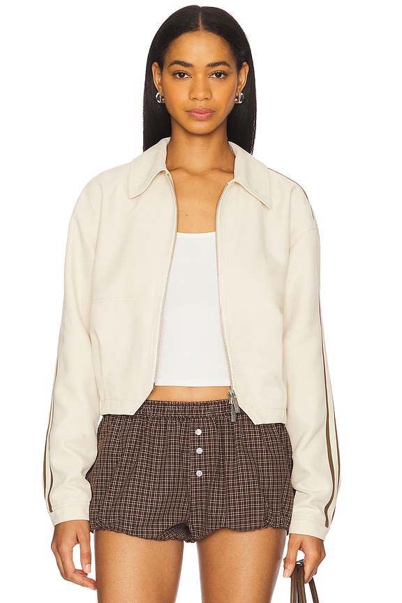 view 2 of 5 Fred Jacket in Brown Stripe