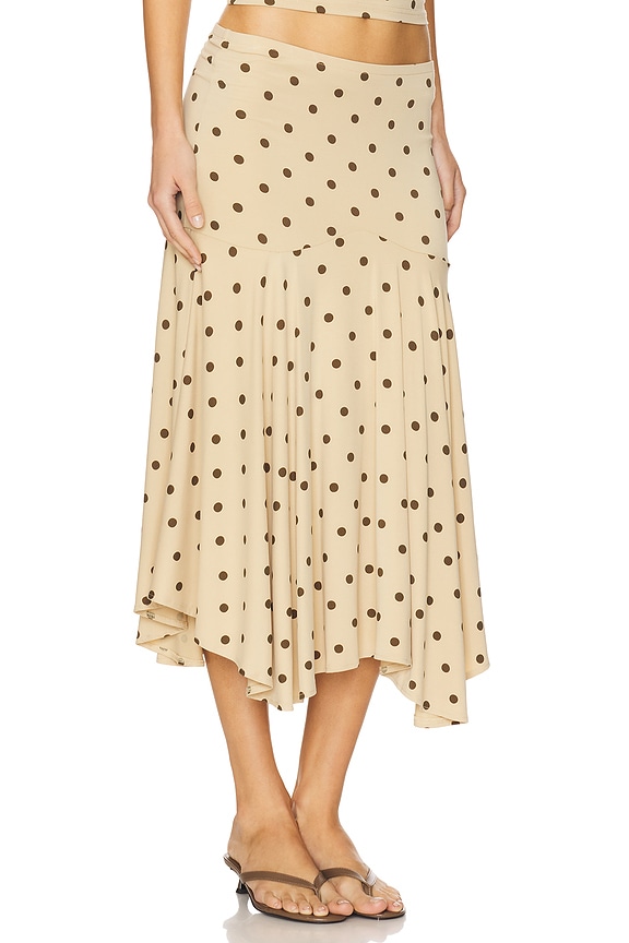 view 2 of 6 Maeve Midi Skirt in Polka Dot