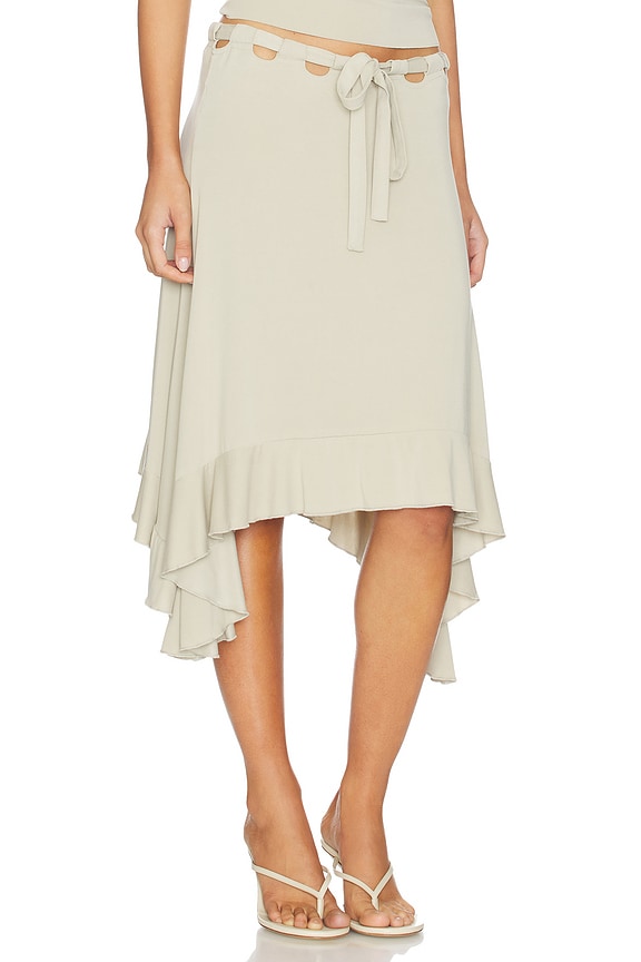 view 2 of 6 Carrie Skirt in Sage