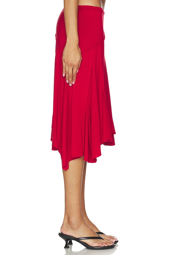 view 2 of 6 x REVOLVE Sharni Skirt in Red