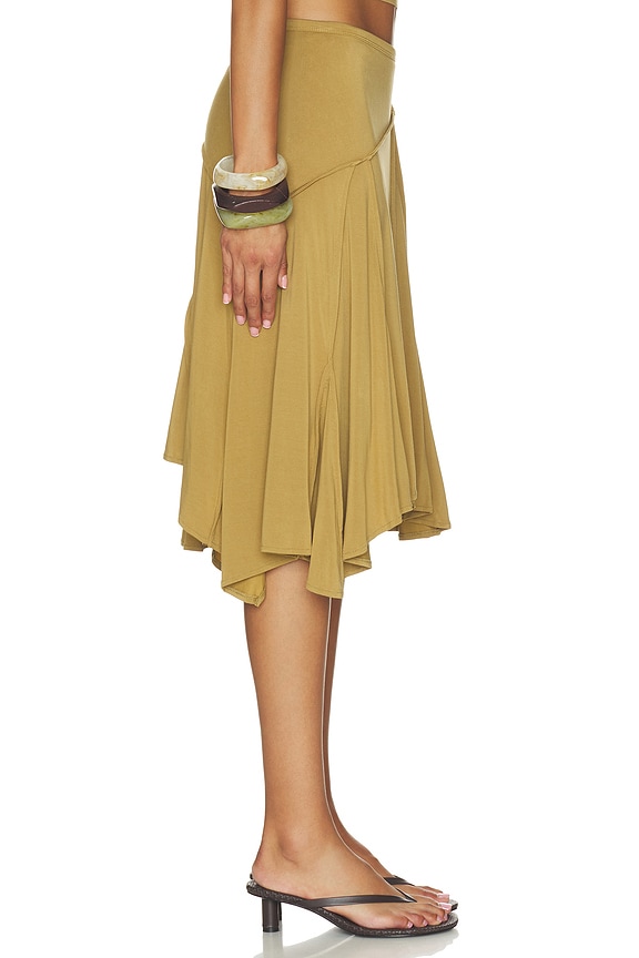 view 2 of 6 Sharni Skirt in Olive