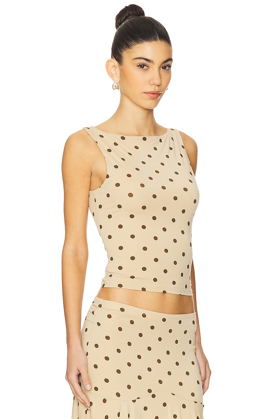 view 2 of 4 Maeve Top in Polka Dot