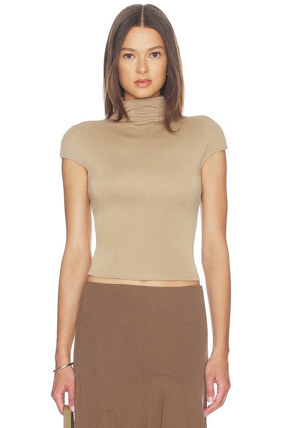view 1 of 4 Cleo Top in Mocha