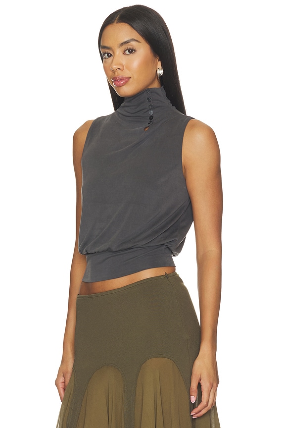 view 2 of 4 Nova Top in Charcoal