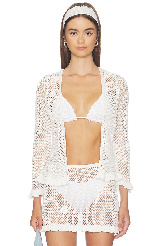 view 2 of 6 Aria Top in White