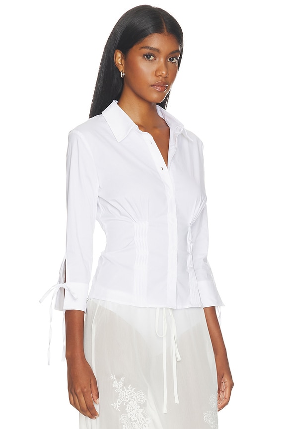 view 2 of 4 Lauren Top in White