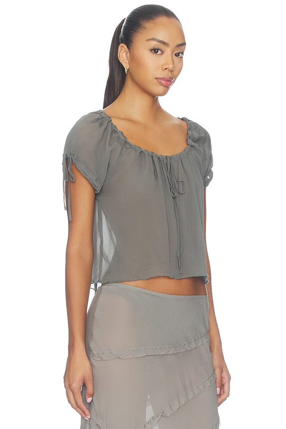 view 2 of 4 Gia Top in Ash Slate
