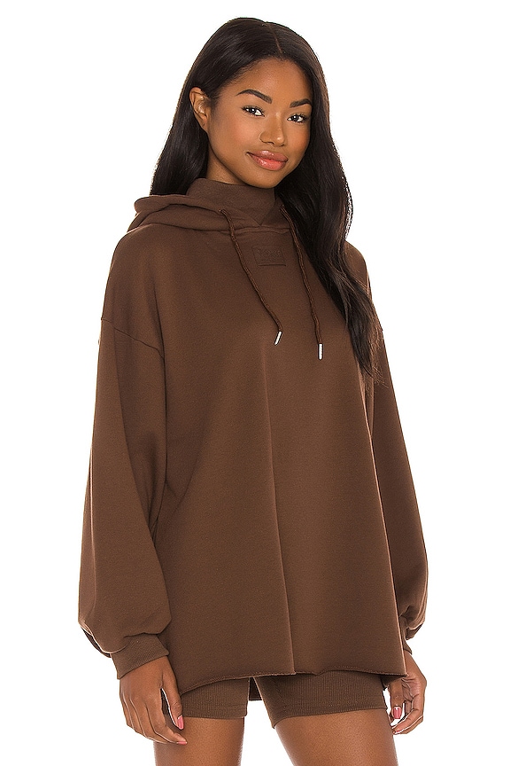 view 2 of 4 LNGE Oversized Hoodie in Chocolate