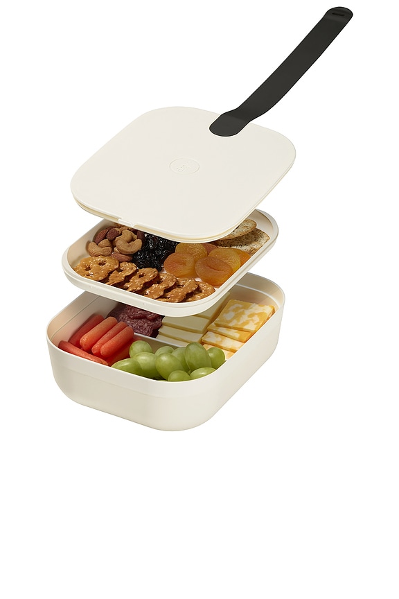 view 2 of 6 Plastic Bento Box in Cream