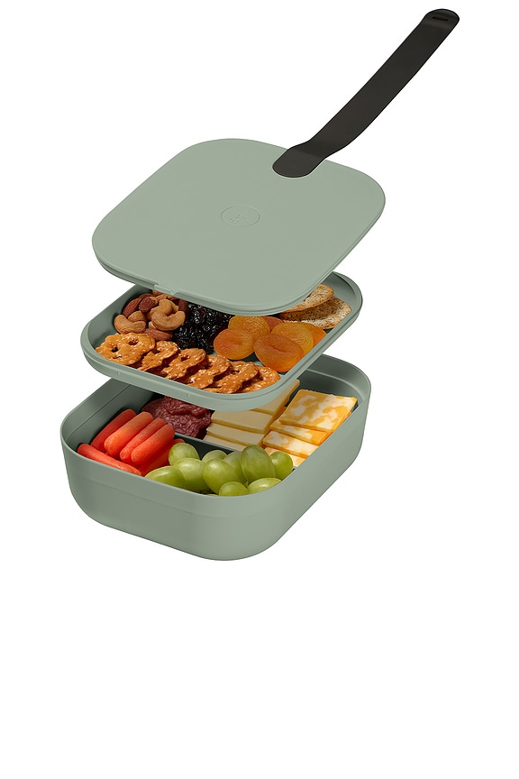 view 2 of 6 Plastic Bento Box in Sage