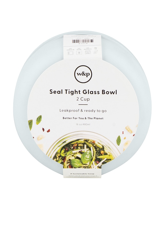 view 2 of 4 Glass Seal Tight Bowl 16oz in Mint