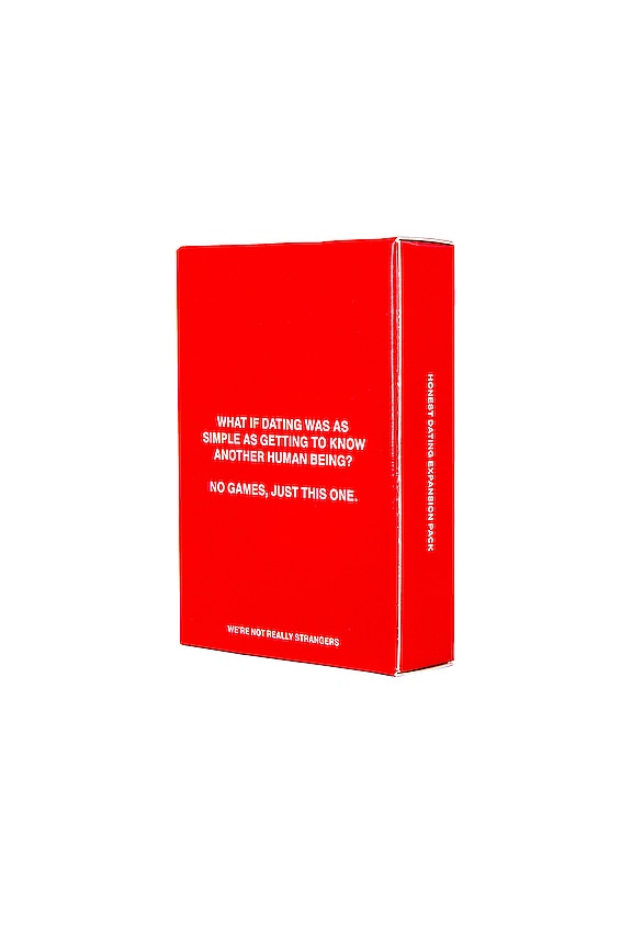 view 2 of 3 JEU DE CARTES HONEST DATING in Red