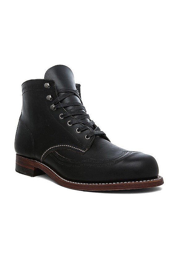 view 2 of 4 1000 Mile Addison Wingtip Boot in Black