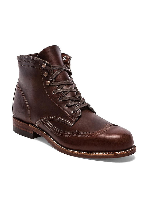 view 2 of 5 1000 Mile Addison Wingtip Boot in Brown