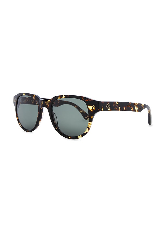 view 2 of 3 Hesperia Sunglasses in Yellow Tortoise & Green