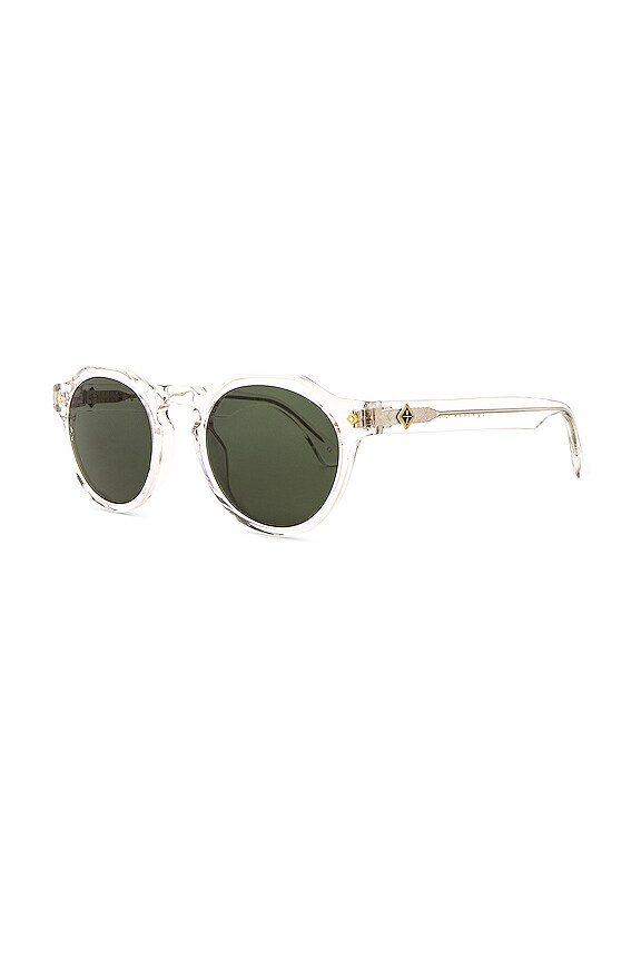 view 2 of 3 Fontana Sunglasses in Clear & Green